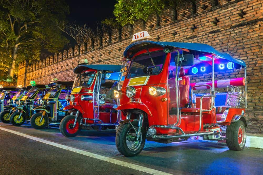 Tuk Tuk Thailand. Thai traditional taxi in Thailand